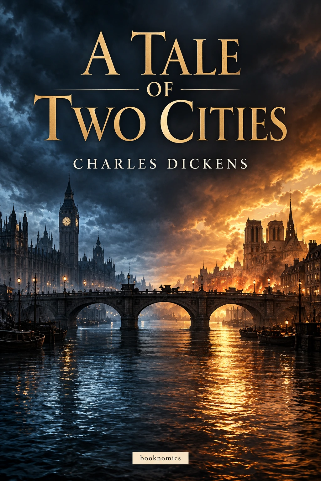 A Tale of Two Cities book summary cover