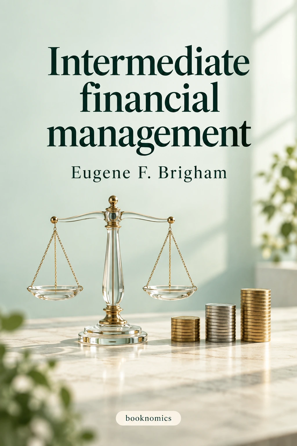 Intermediate financial management book summary cover