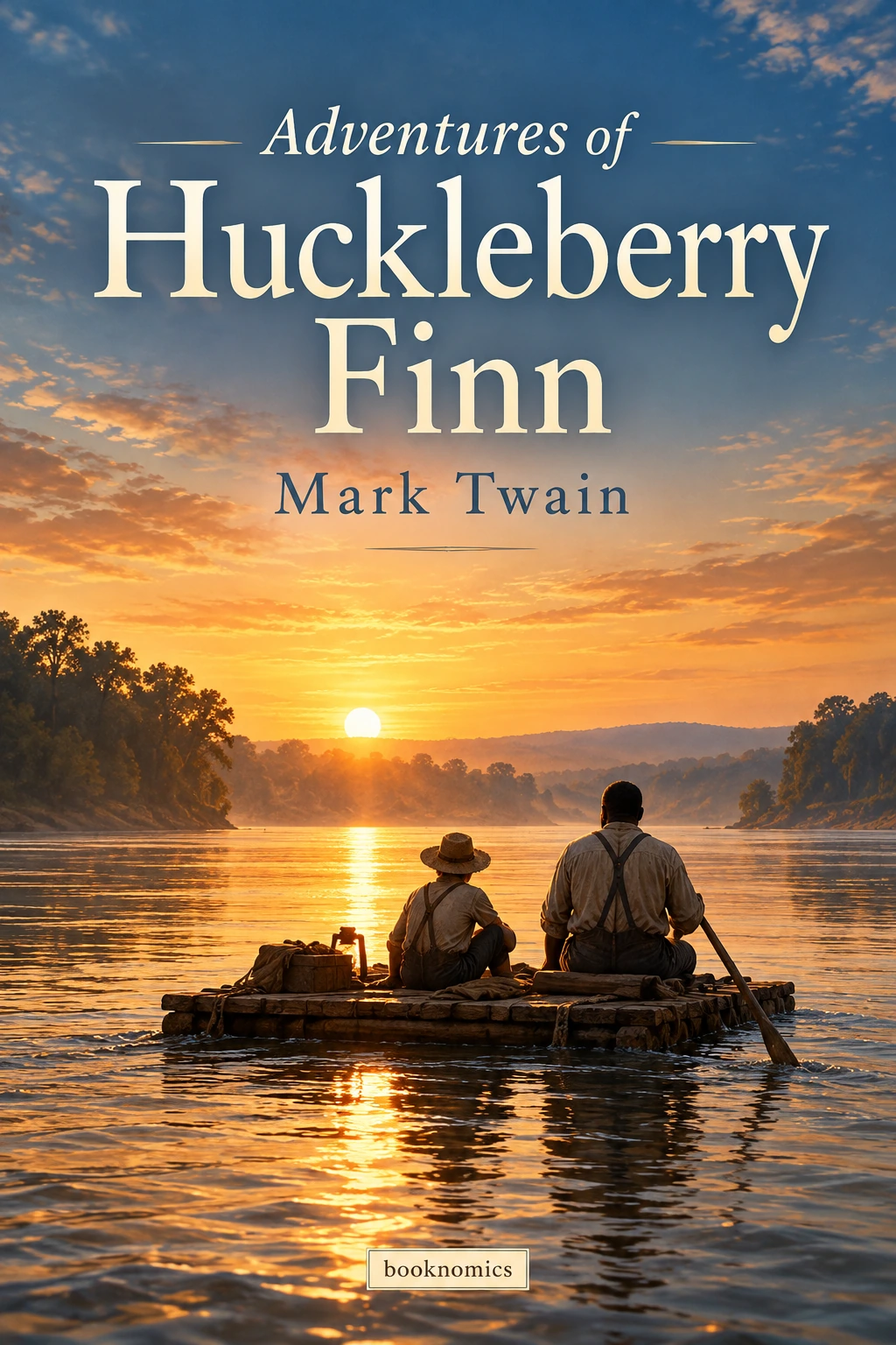 Adventures of Huckleberry Finn book summary cover