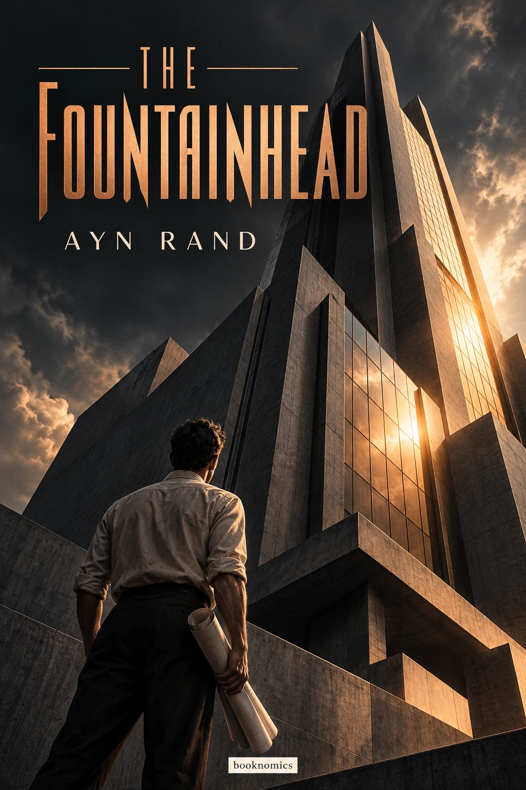 The Fountainhead book summary cover