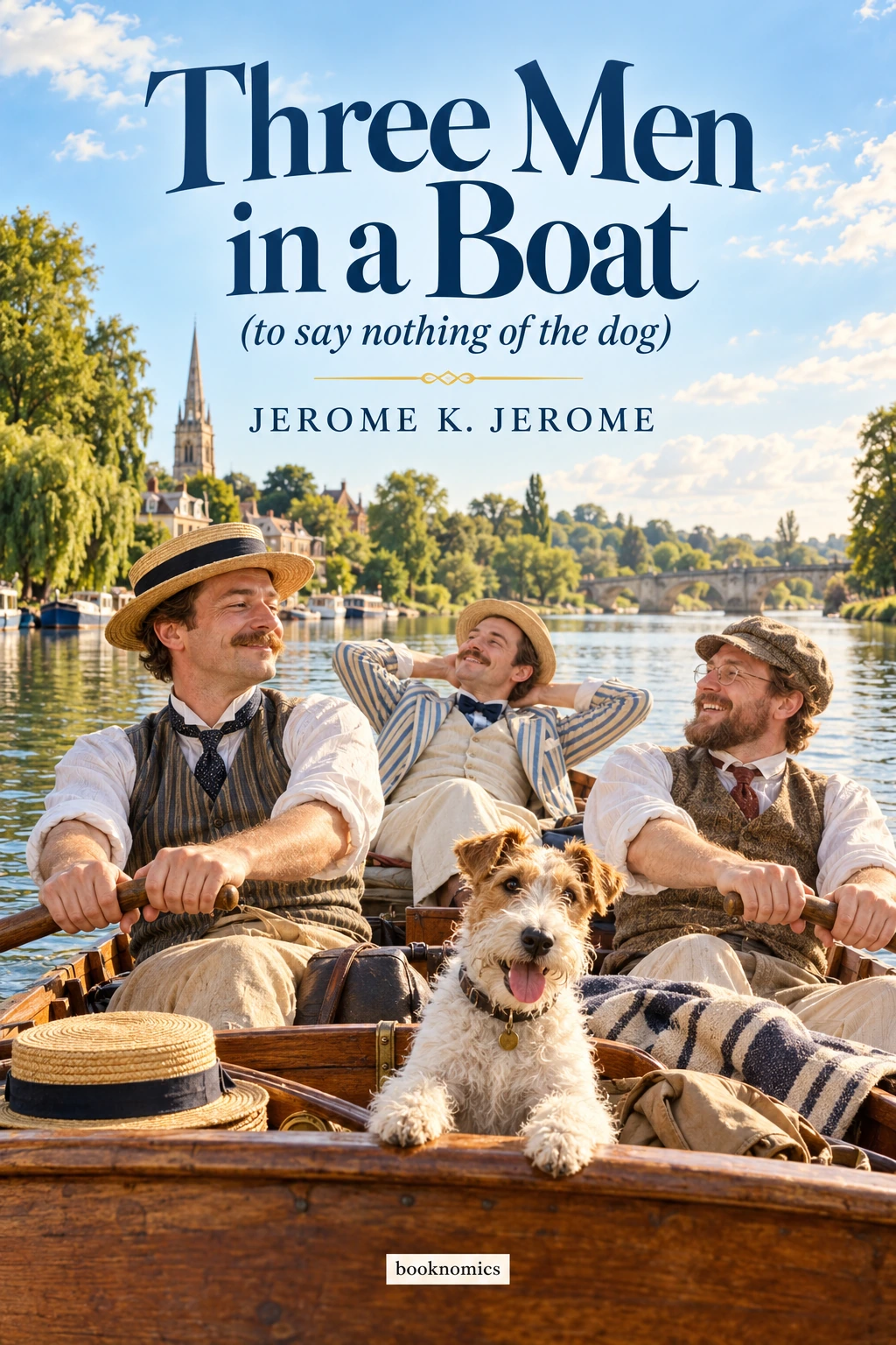 Three Men in a Boat (to say nothing of the dog) book summary cover