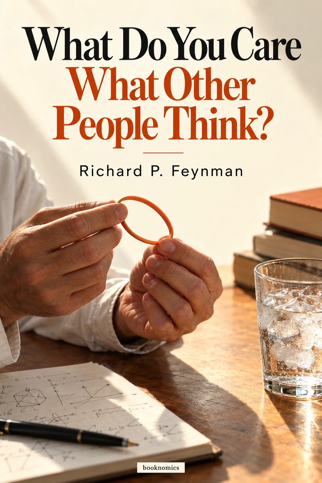 What Do You Care What Other People Think? book summary cover