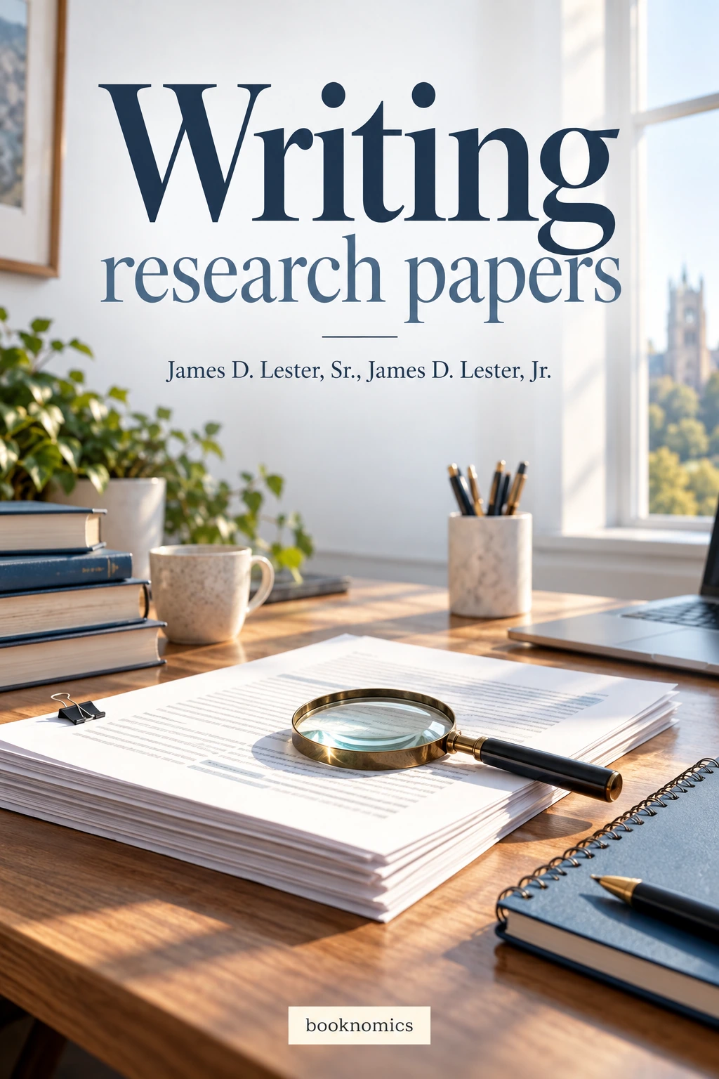 Writing research papers book summary cover