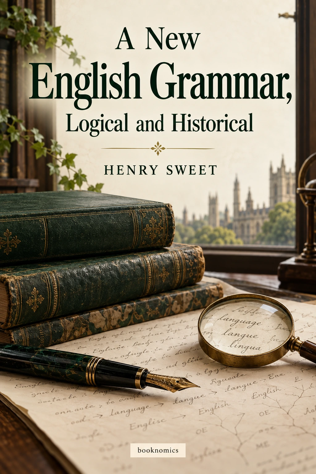 A New English Grammar, Logical and Historical book summary cover