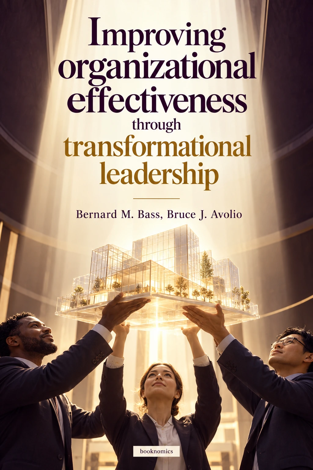 Improving organizational effectiveness through transformational leadership book summary cover