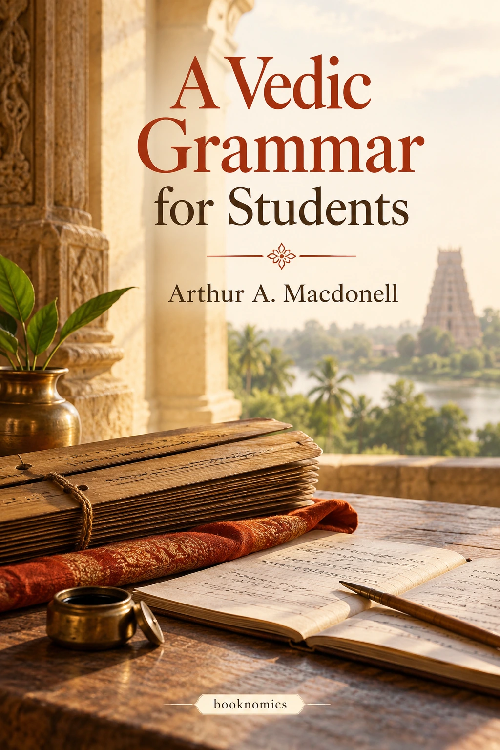 A Vedic Grammar for Students book summary cover