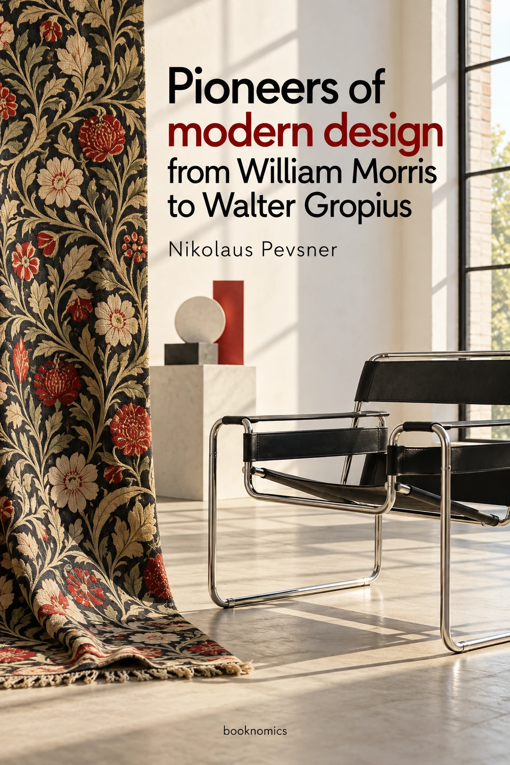 Pioneers of modern design from William Morris to Walter Gropius book summary cover