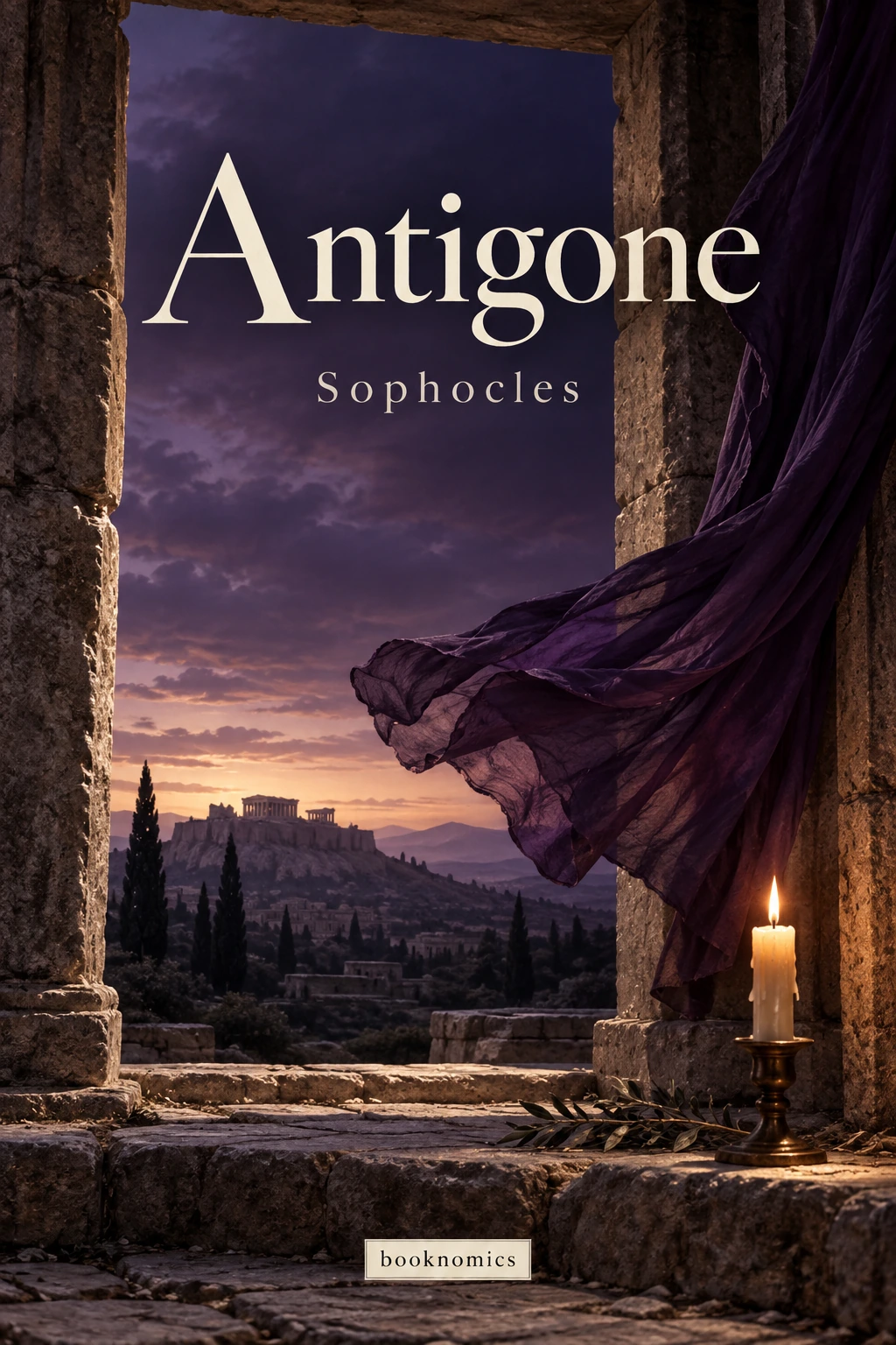 Antigone book summary cover