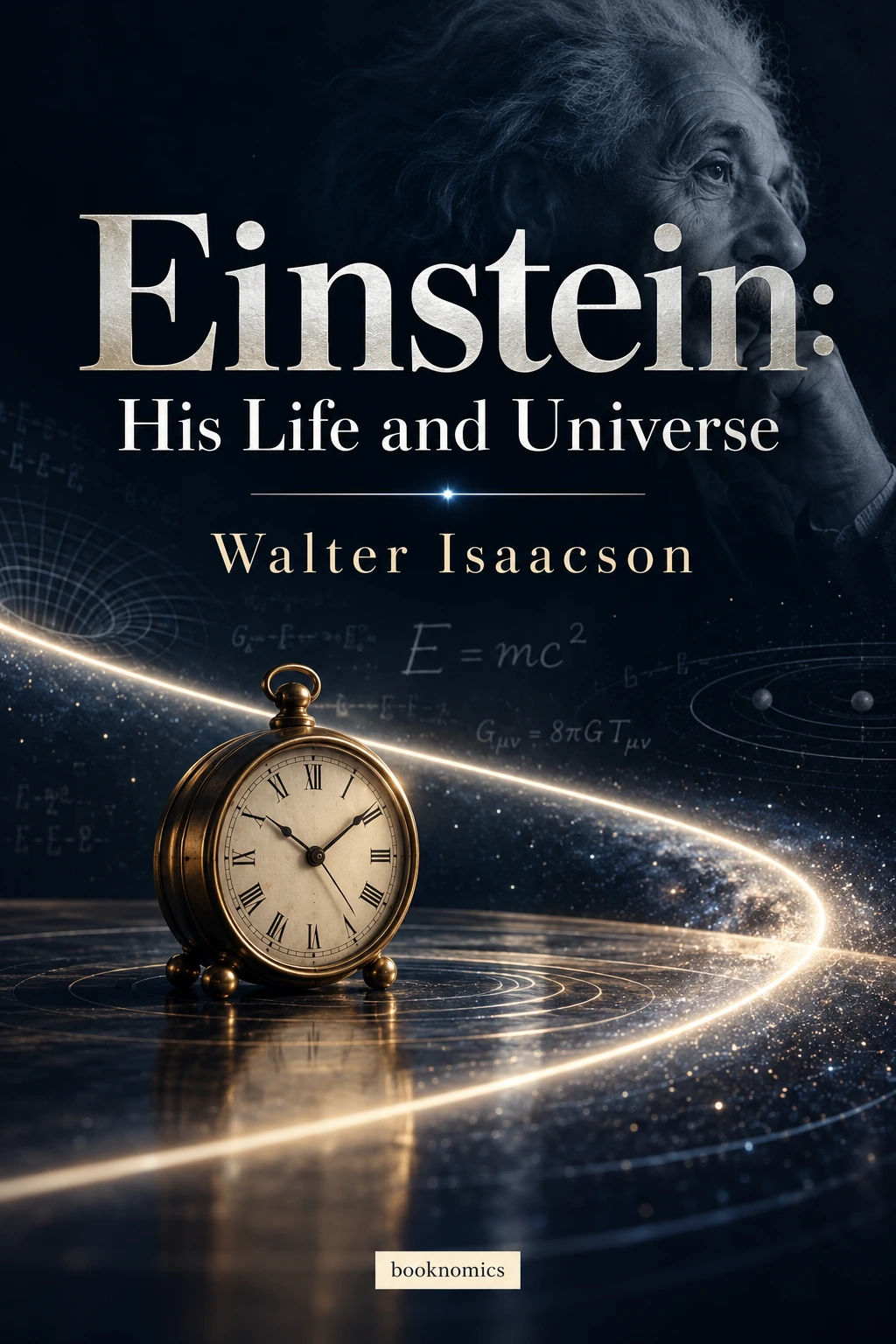 Einstein: His Life and Universe book summary cover