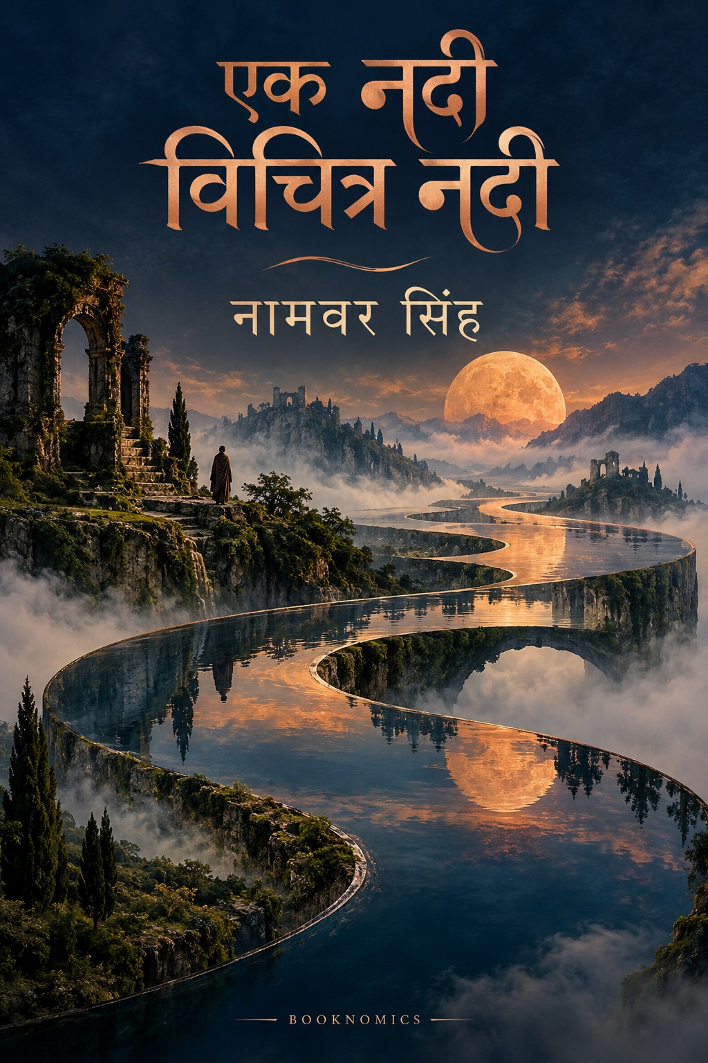 एक नदी विचित्र नदी पुस्तक कवर